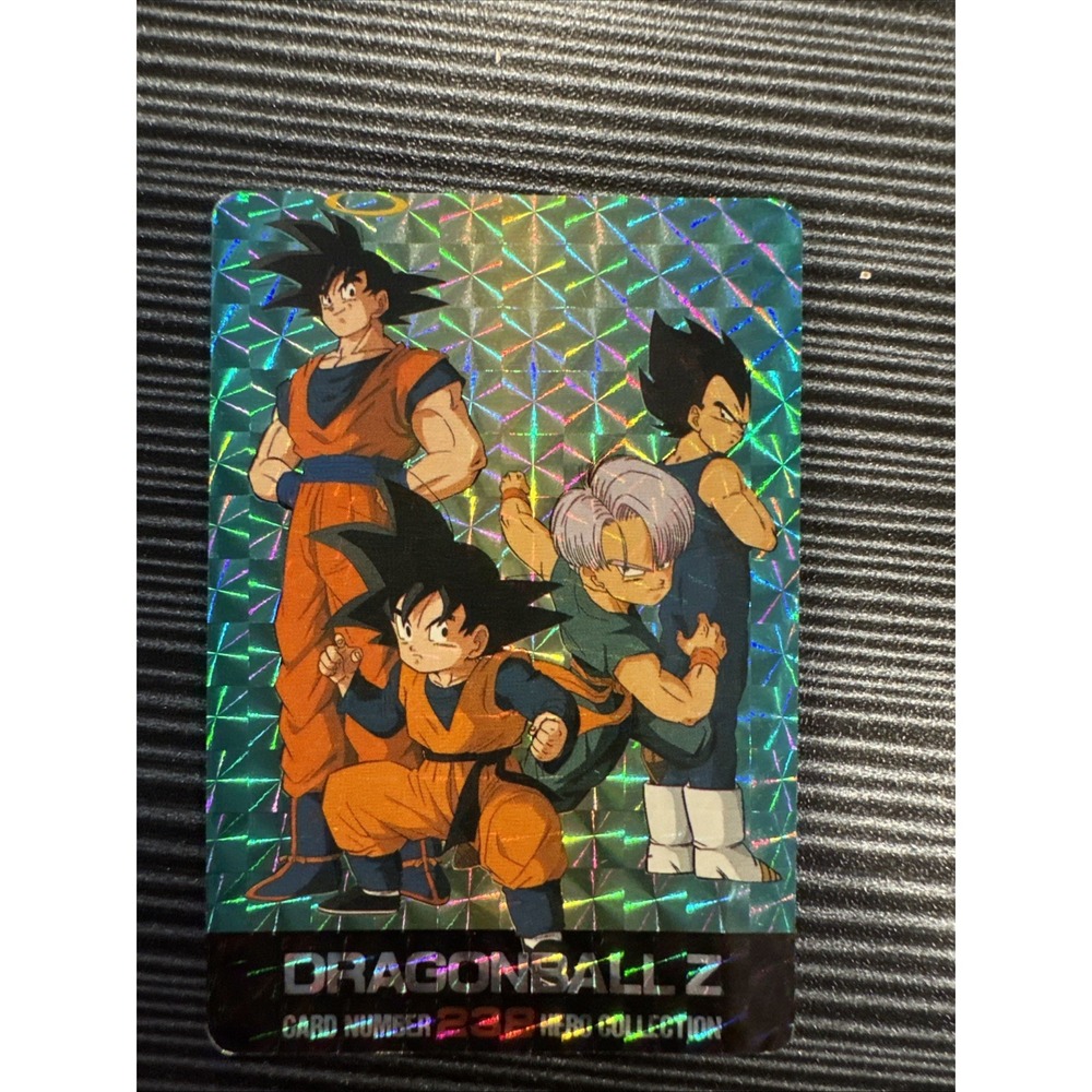 2001 Dragon Ball Z DBZ Hero Collection Goku, Vegeta, Trunks, Goten Prism #238 NM